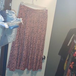 SheIn skirt, size large, maxi skirt. Never worn, animal print